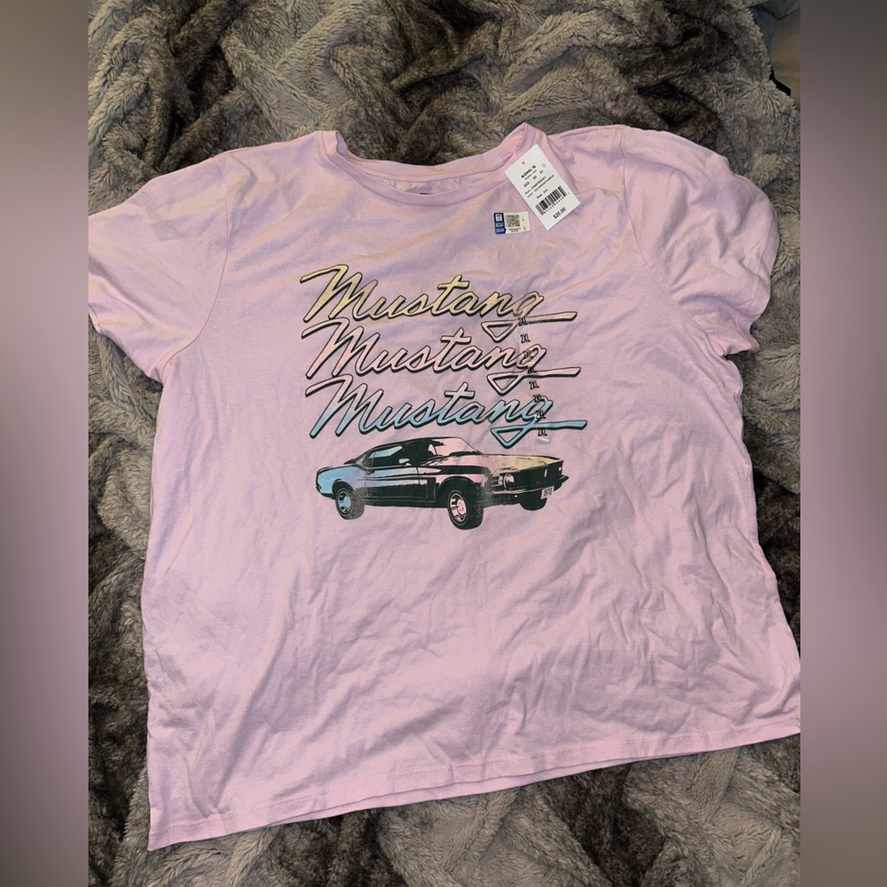 Pink Mustang T-shirt